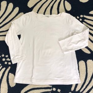 J. Crew Scallop Neck stop